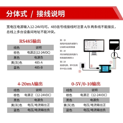 分體式氧氣傳感器